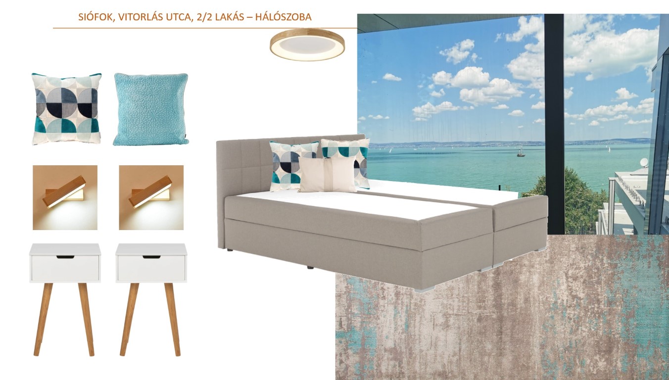 Egy hálószobás lakás háló terve